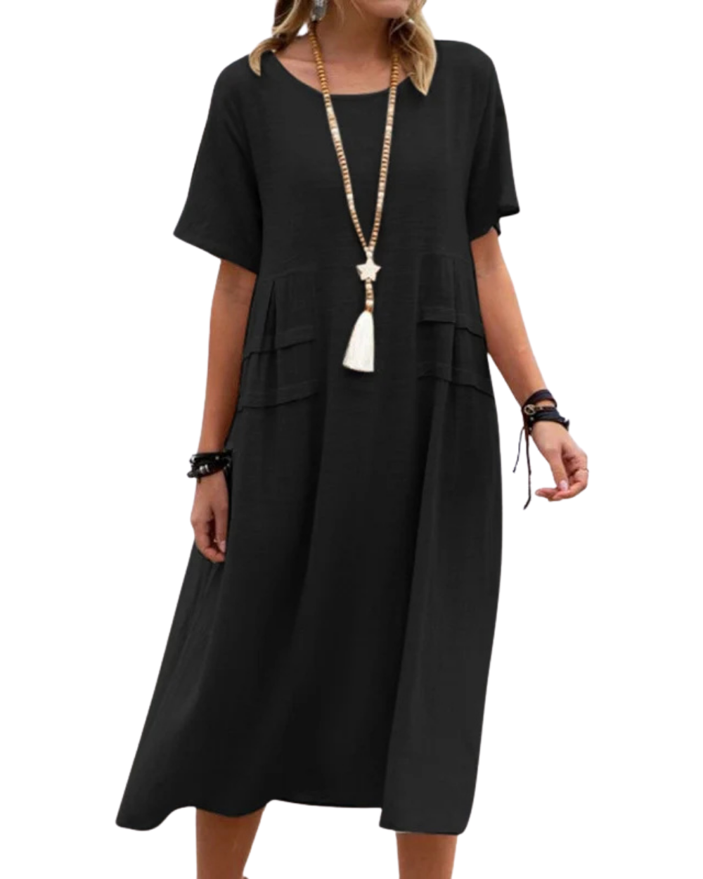 Robe Midi Fluide Style Bohème : L'Incontournable Légèreté de l'Été